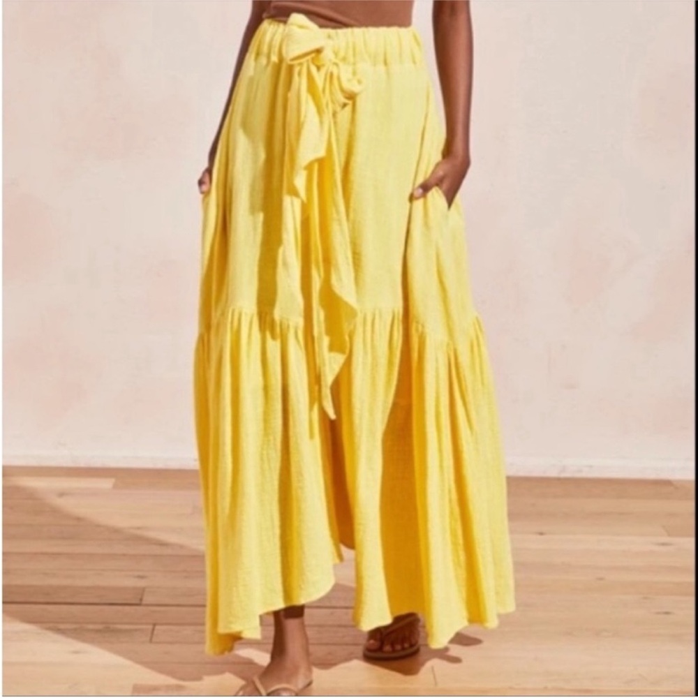Sunny Yellow Maxi Skirt